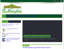 Tablet Screenshot of millhousenaturalfoods.com